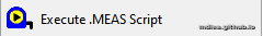 Execute .MEAS Script